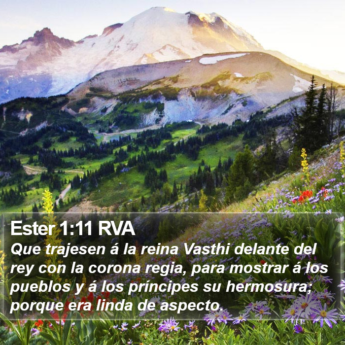 Ester 1:11 RVA Bible Study