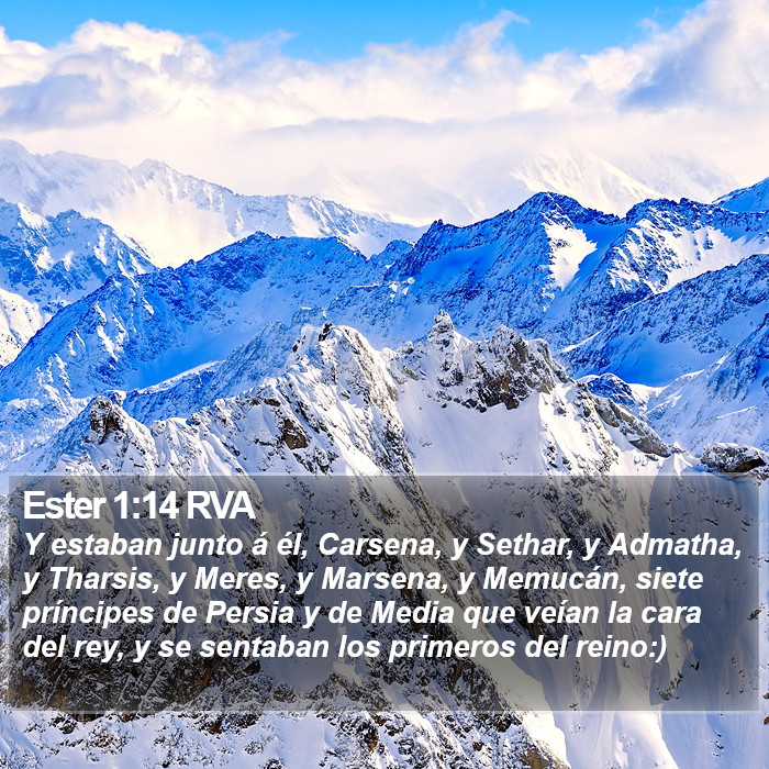 Ester 1:14 RVA Bible Study