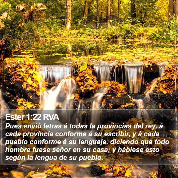 Ester 1:22 RVA Bible Study