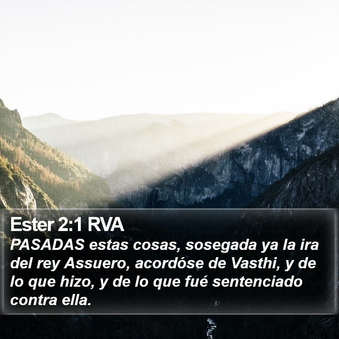 Ester 2:1 RVA Bible Study