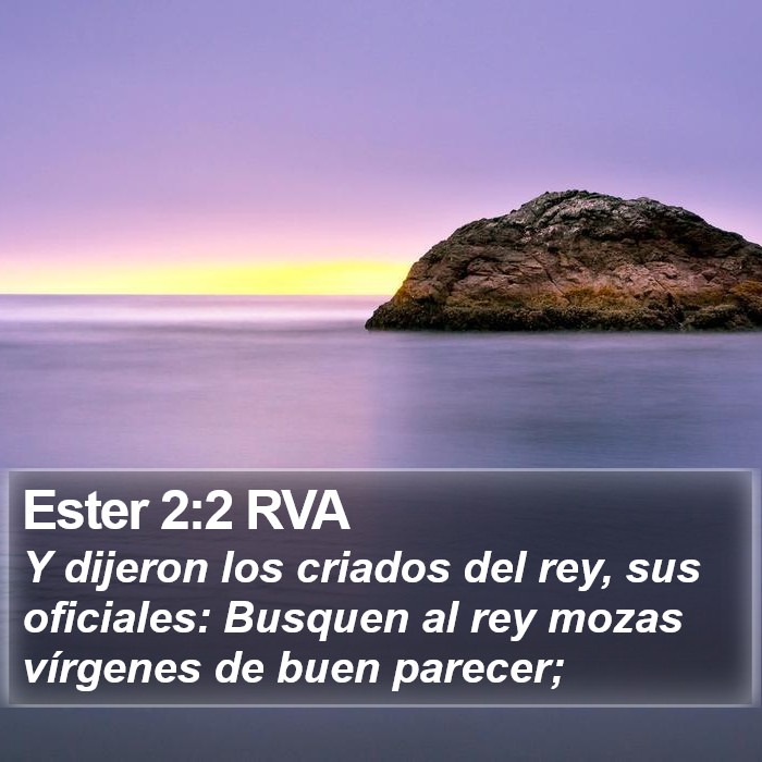 Ester 2:2 RVA Bible Study