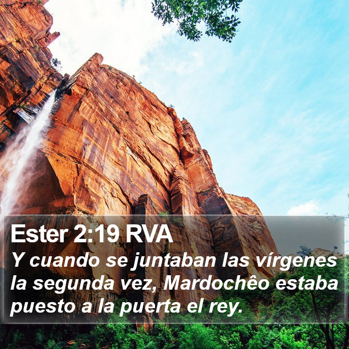 Ester 2:19 RVA Bible Study