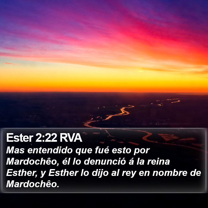 Ester 2:22 RVA Bible Study