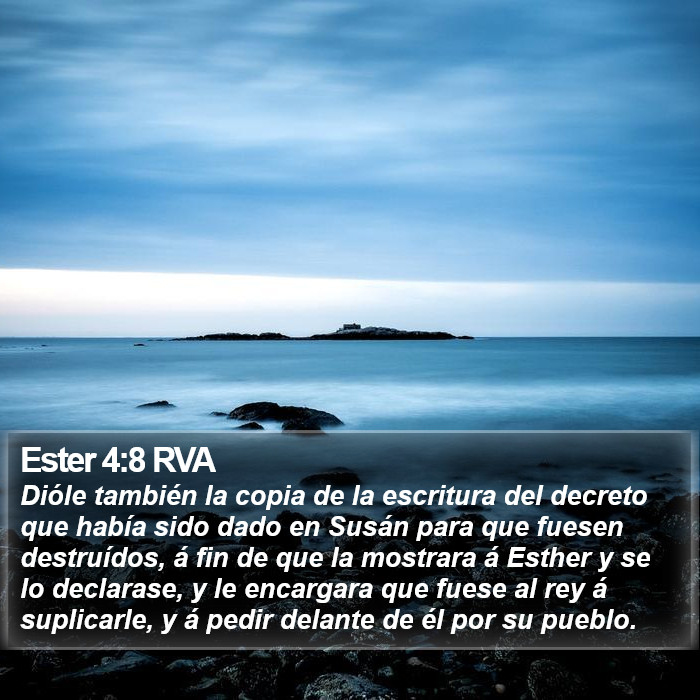 Ester 4:8 RVA Bible Study