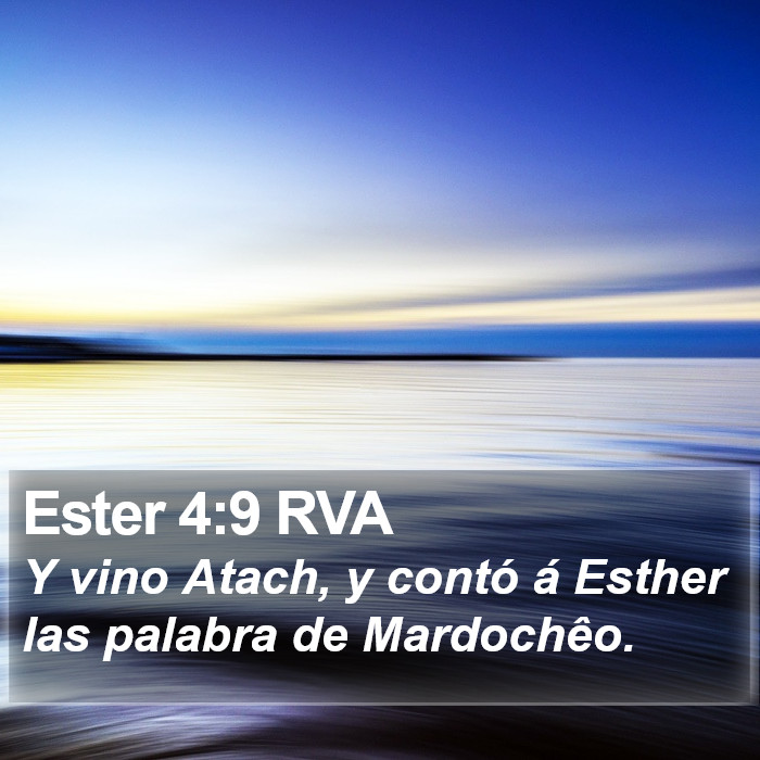 Ester 4:9 RVA Bible Study