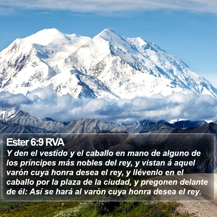 Ester 6:9 RVA Bible Study