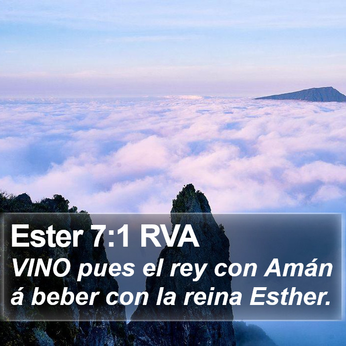 Ester 7:1 RVA Bible Study