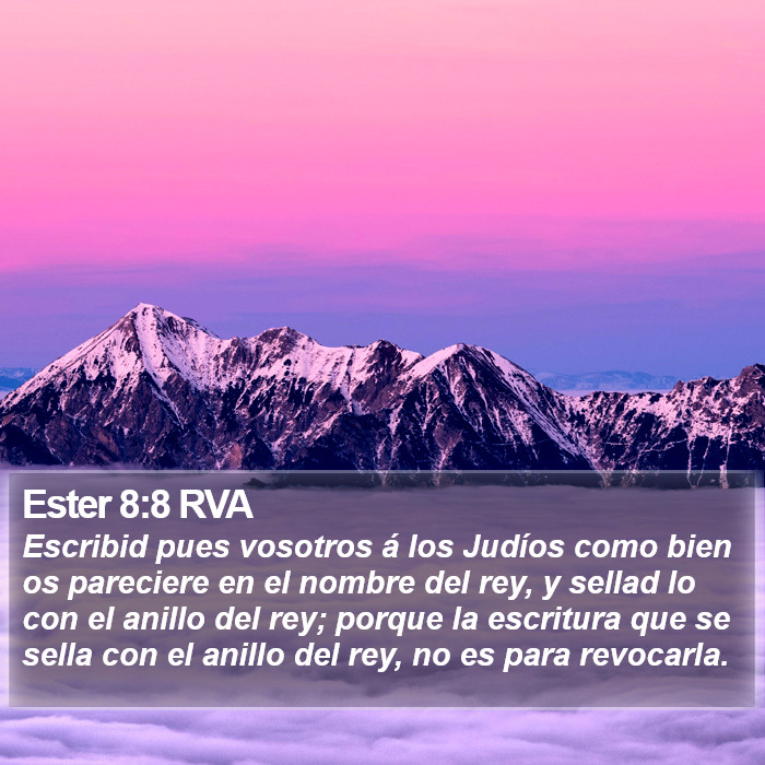 Ester 8:8 RVA Bible Study