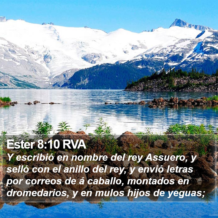 Ester 8:10 RVA Bible Study
