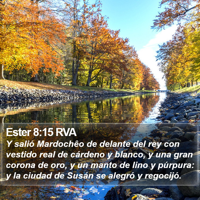 Ester 8:15 RVA Bible Study