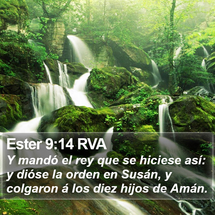 Ester 9:14 RVA Bible Study