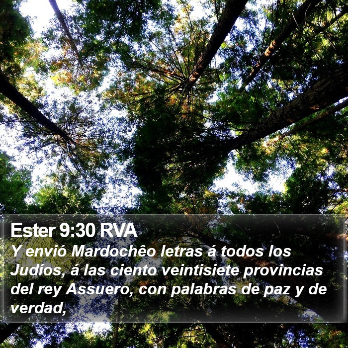 Ester 9:30 RVA Bible Study