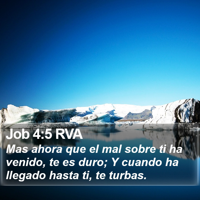 Job 4:5 RVA Bible Study