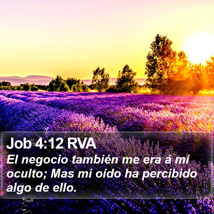 Job 4:12 RVA Bible Study