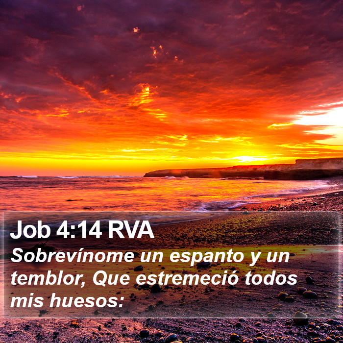 Job 4:14 RVA Bible Study