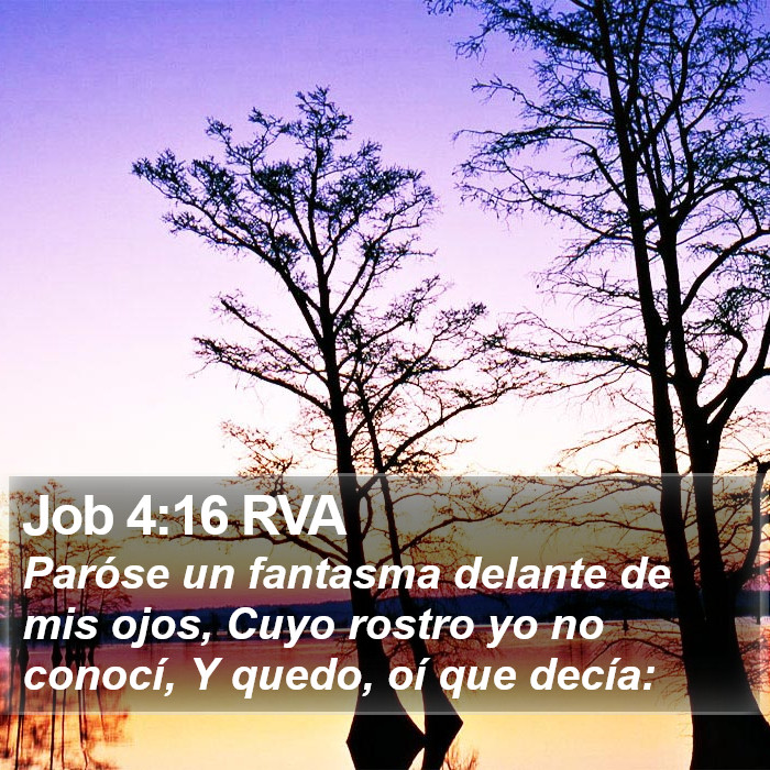 Job 4:16 RVA Bible Study