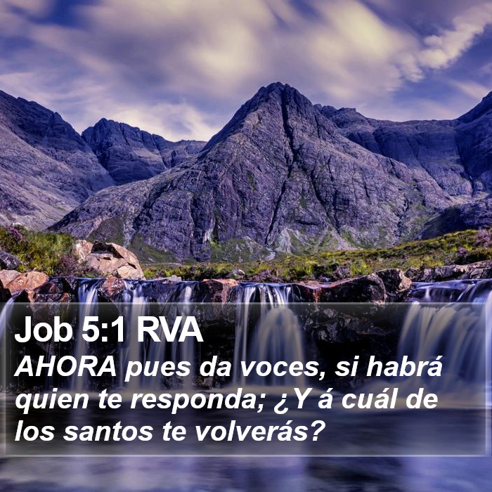 Job 5:1 RVA Bible Study