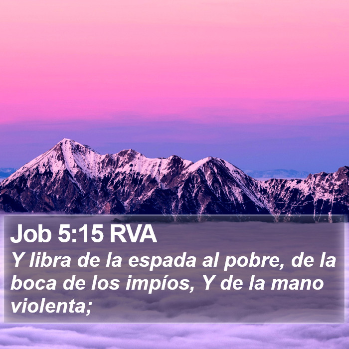 Job 5:15 RVA Bible Study