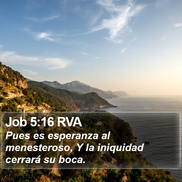 Job 5:16 RVA Bible Study