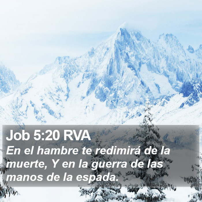 Job 5:20 RVA Bible Study