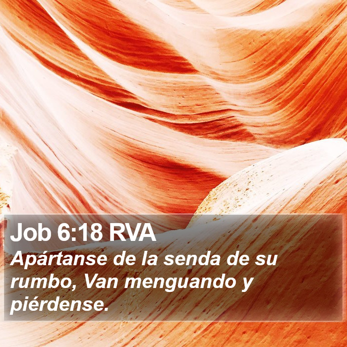 Job 6:18 RVA Bible Study