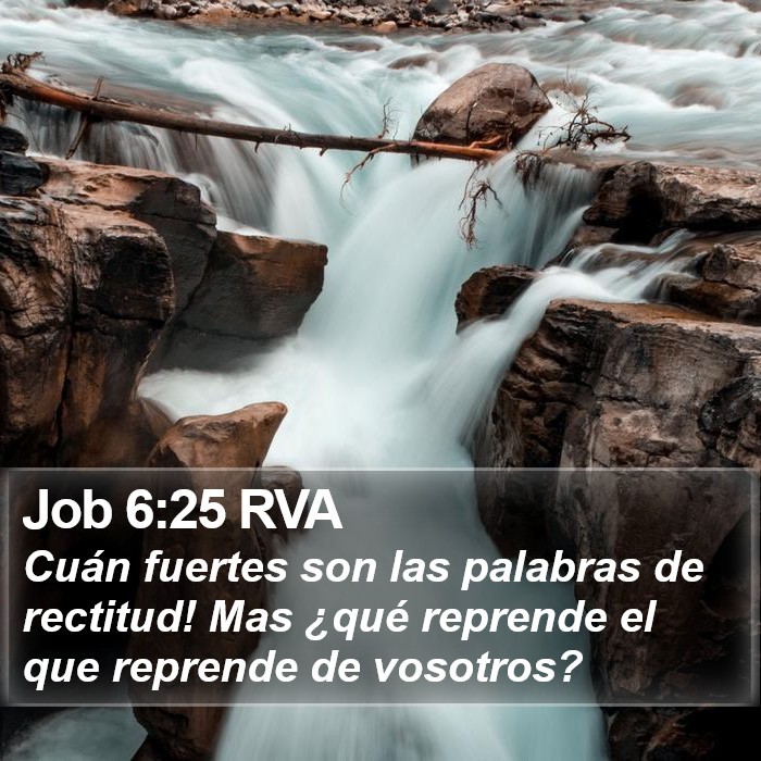 Job 6:25 RVA Bible Study