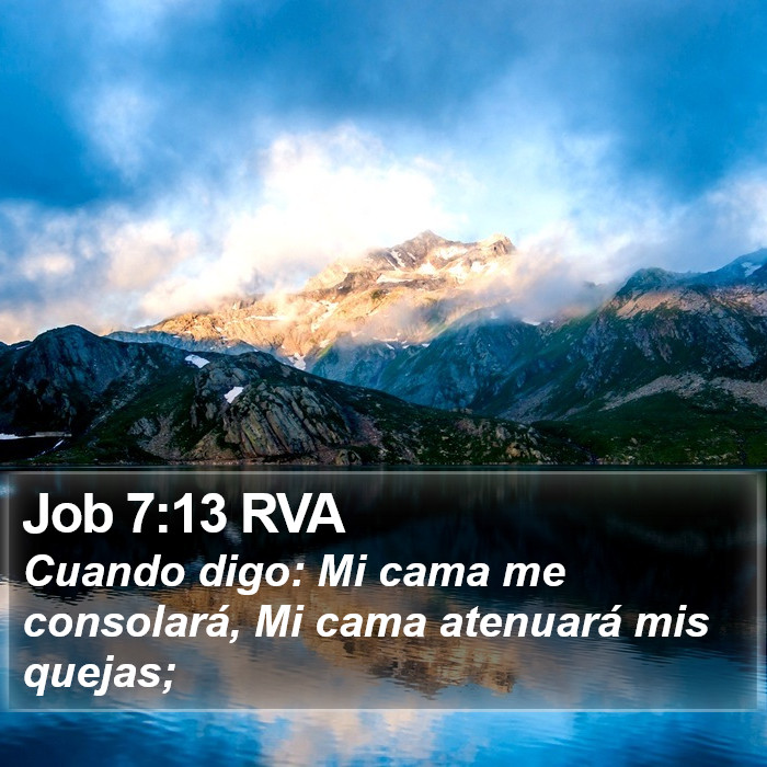 Job 7:13 RVA Bible Study