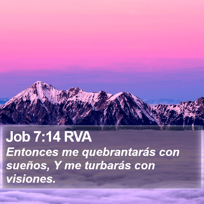 Job 7:14 RVA Bible Study