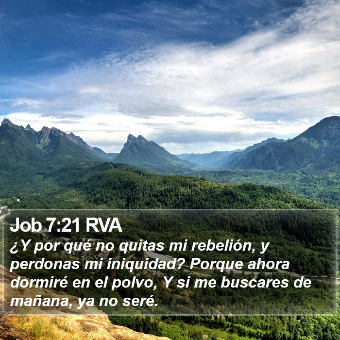 Job 7:21 RVA Bible Study