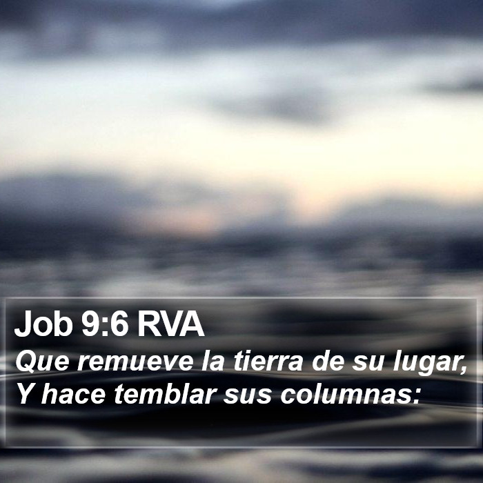 Job 9:6 RVA Bible Study