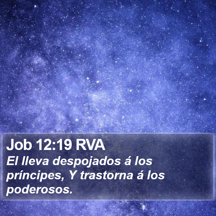 Job 12:19 RVA Bible Study