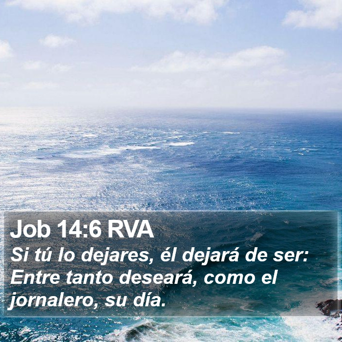 Job 14:6 RVA Bible Study