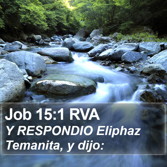 Job 15:1 RVA Bible Study