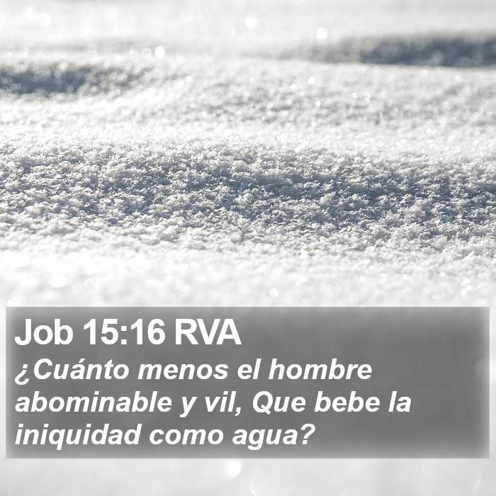 Job 15:16 RVA Bible Study