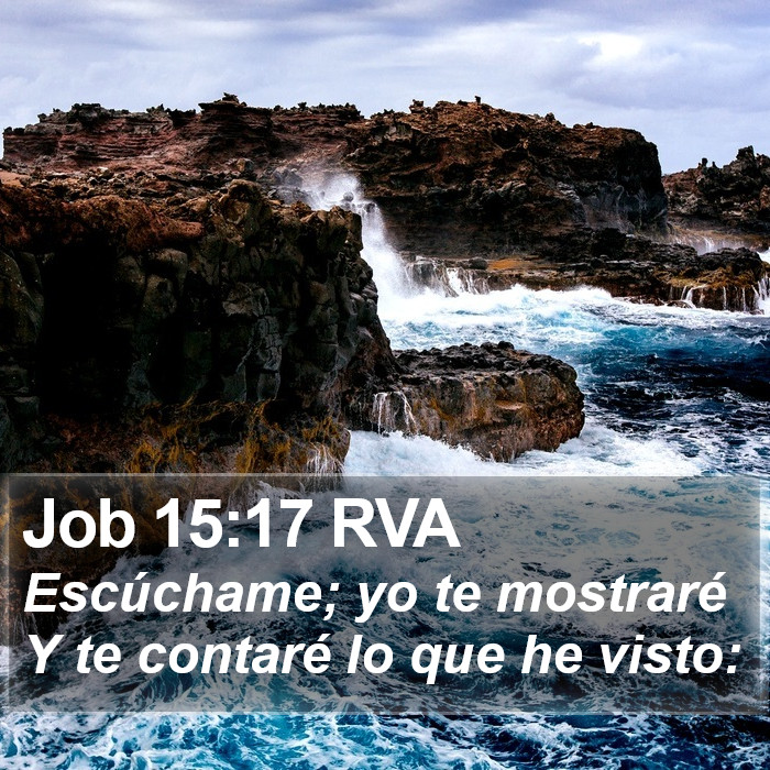 Job 15:17 RVA Bible Study