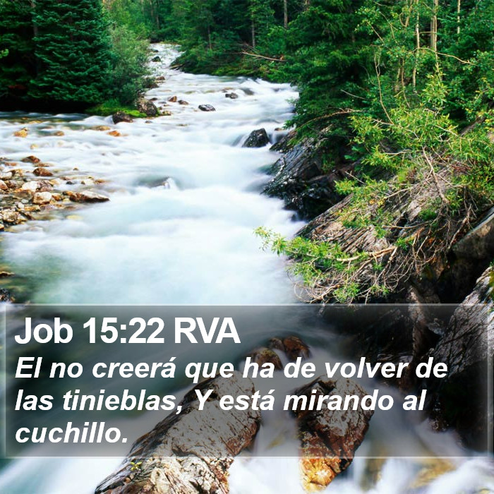 Job 15:22 RVA Bible Study