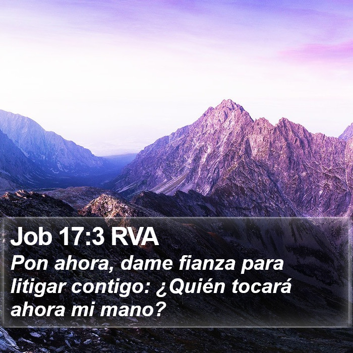 Job 17:3 RVA Bible Study