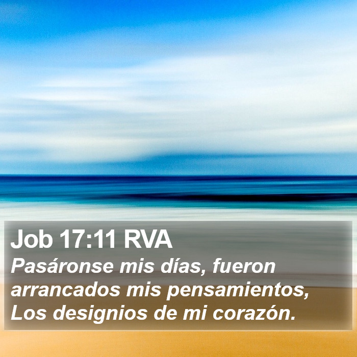 Job 17:11 RVA Bible Study