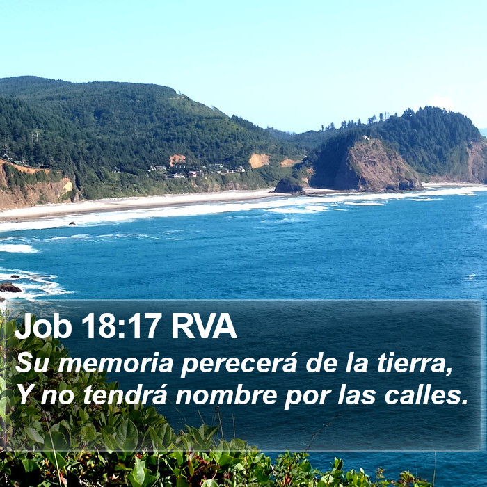 Job 18:17 RVA Bible Study