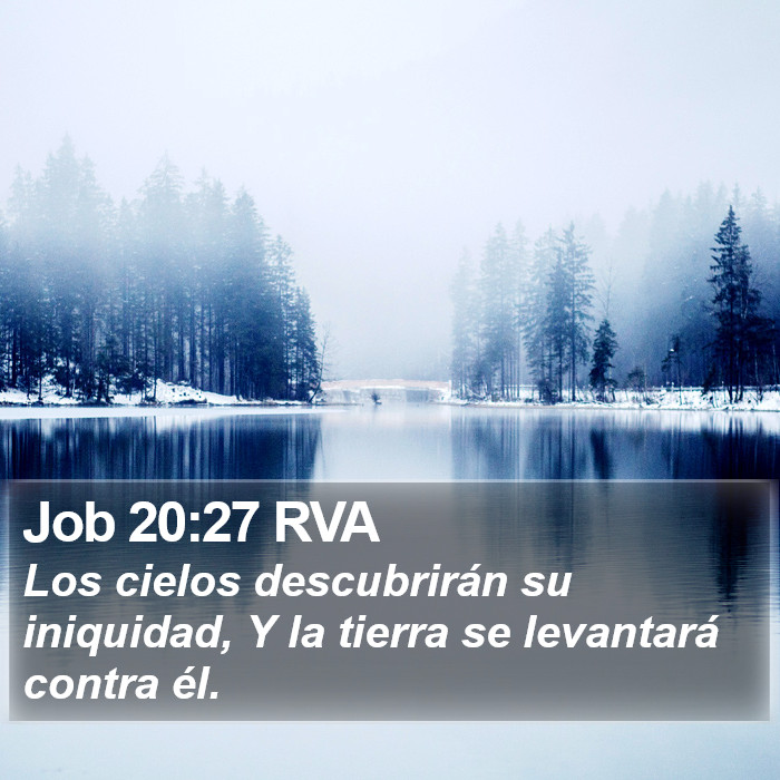 Job 20:27 RVA Bible Study