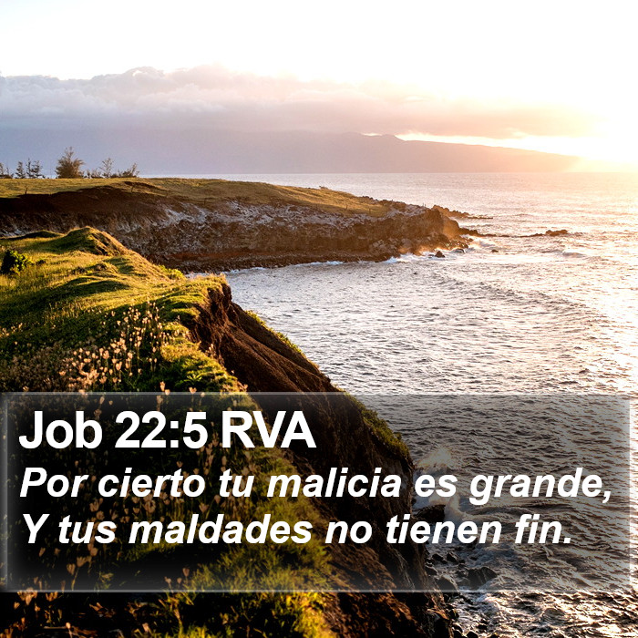 Job 22:5 RVA Bible Study