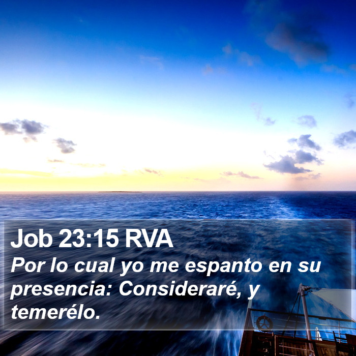 Job 23:15 RVA Bible Study