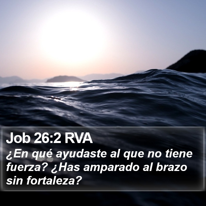 Job 26:2 RVA Bible Study