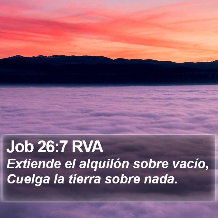 Job 26:7 RVA Bible Study