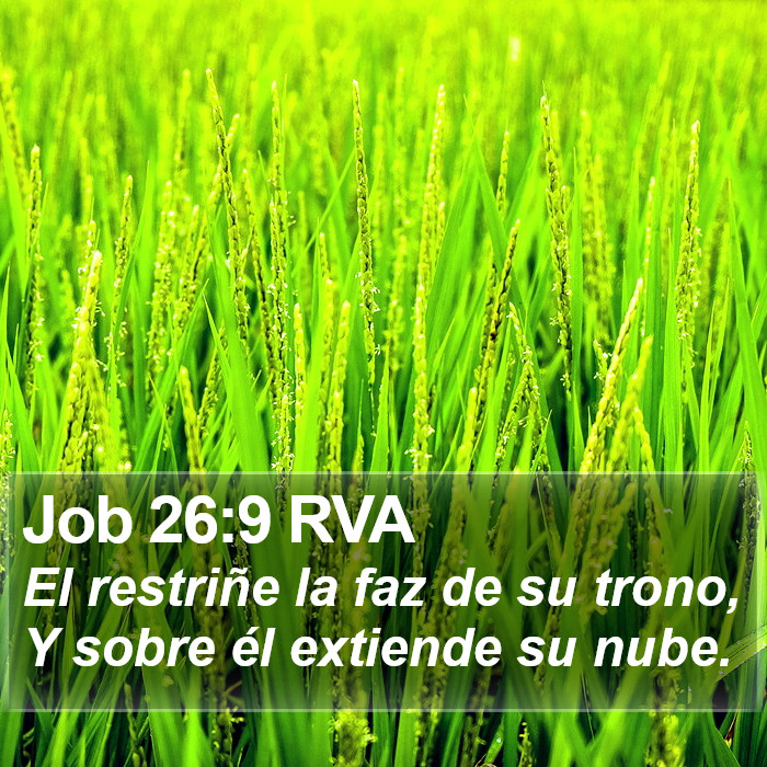 Job 26:9 RVA Bible Study