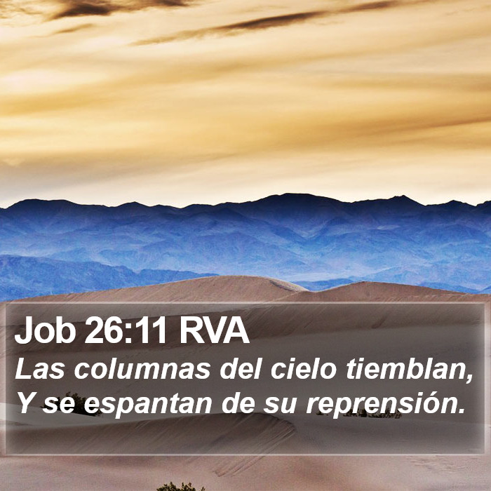 Job 26:11 RVA Bible Study