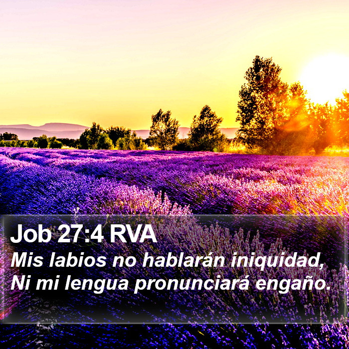 Job 27:4 RVA Bible Study