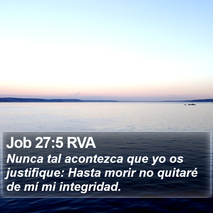 Job 27:5 RVA Bible Study