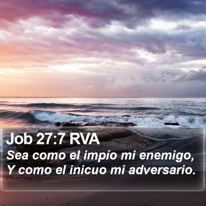 Job 27:7 RVA Bible Study