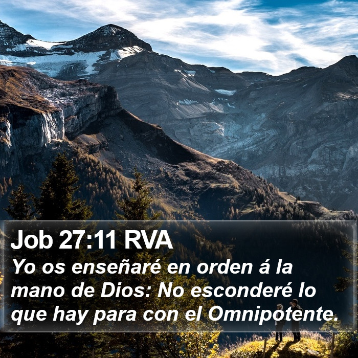 Job 27:11 RVA Bible Study